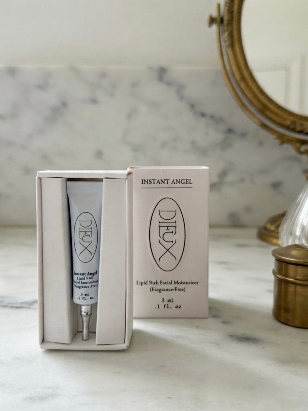 Dieux Instant Angel Lipid Rich Facial Moisturizer Travel Size 3 ml